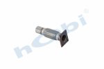 Flex, ID:Ø48 L:235 IN:Flanş, OUT:Şişirme, İç, Dış Örgü, Inox, SS316, - Görsel 2