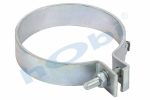 Kelepçe, Egzoz, 81974200076 Man Ø120,5 Dkp Galvaniz