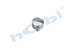 Kelepçe, Egzoz, 9424920340 Mercedes Ø130 Dkp Galvaniz - Görsel 2