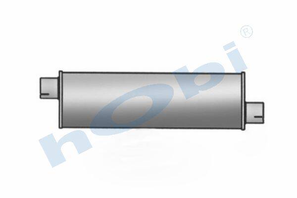 752 Egzoz Susturucu, E1, 1726437 Daf F2800 Alusi, Tip:I, - Görsel 1