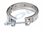 Kelepçe, V Bant, Egzoz, 1250953 Daf Ø76 Inox (409), W2,