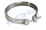 Kelepçe, V Bant, Egzoz, 1431579 Scania Ø130 Inox (409), W2,