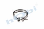 Kelepçe, V Bant, Egzoz, 22907382 Volvo Ø126 Inox (409), W2, - Görsel 2