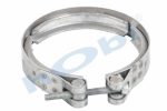 Kelepçe, V Bant, Egzoz, 1439825 Scania Ø97 Inox (409), W2,