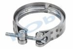 Kelepçe, V Bant, Egzoz, 1439822 Scania Ø80 Inox (409), W2,
