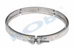 Kelepçe, V Bant, DPF, 6809950202 Mercedes Ø267 Inox (409), W2,