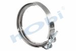 Kelepçe, V Bant, Egzoz, 1409390 Daf Ø88,9 Inox (409), W2, - Görsel 3