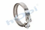Kelepçe, V Bant, Egzoz, 1638594 Daf Ø114,3 Inox (409), W2,