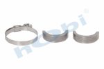 Kelepçe, Yaylı Bant, Egzoz, 3798579 Caterpillar Ø83-105 Inox (304),
