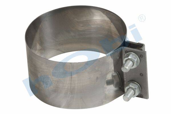 7885 Kelepçe, Sac, Universal Ø127 W:70 Dkp Galvaniz - Görsel 1