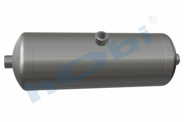 8103 Hava Tankı, Alüminyum, Ø144 L:419 Lt:6 GövMnş:1 KapMnş:2 - Görsel 1