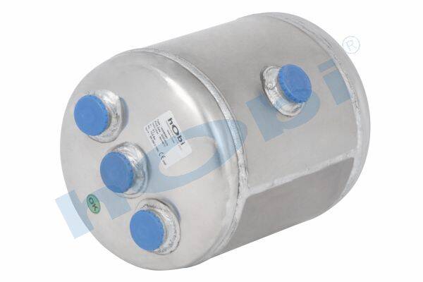 8109 Hava Tankı, Alüminyum, Ø206 L:277 Lt:8 GövMnş:1 KapMnş:3 - Görsel 1