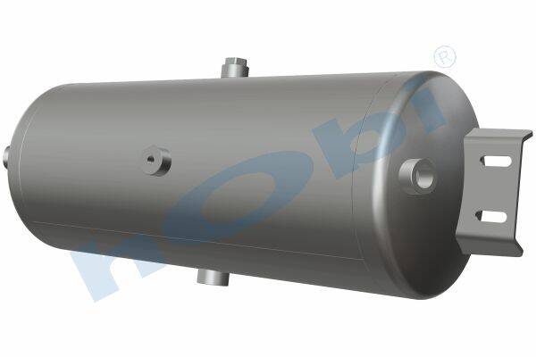 8297 Hava Tankı, Alüminyum, Kapak Braketli, Ø246 L:635 Lt:30 GövMnş:3 KapMnş:2 - Görsel 1