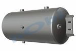 Hava Tankı, Alüminyum, Kapak Braketli, Ø300 L:686 Lt:45 GövMnş:4 KapMnş:2