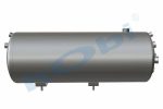 Hava Tankı, Alüminyum, İç 2'li, Gövde Braketli, Ø259 L:734 Lt:35,4 Siyah - Görsel 3