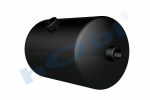 Hava Tankı, Çelik, Ø154 L:250 Lt:4 Siyah (RAL9005) GövMnş:1 KapMnş:2