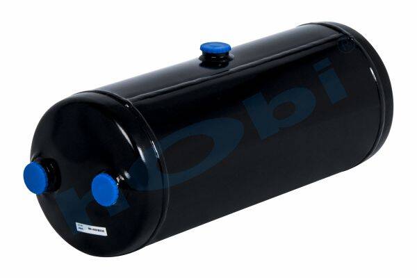 8639 Hava Tankı, Çelik, Ø206 L:505 Lt:15 Siyah (RAL9005) GövMnş:1 KapMnş:3 - Görsel 1