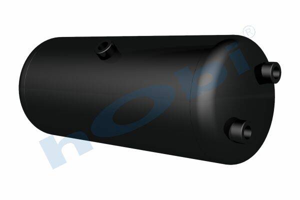 8642 Hava Tankı, Çelik, Ø206 L:506 Lt:15 Siyah (RAL9005) GövMnş:1 KapMnş:3 - Görsel 1