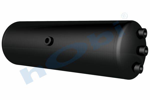 8667 Hava Tankı, Çelik, Ø206 L:660 Lt:20 Siyah (RAL9005) GövMnş:1 KapMnş:3 - Görsel 1