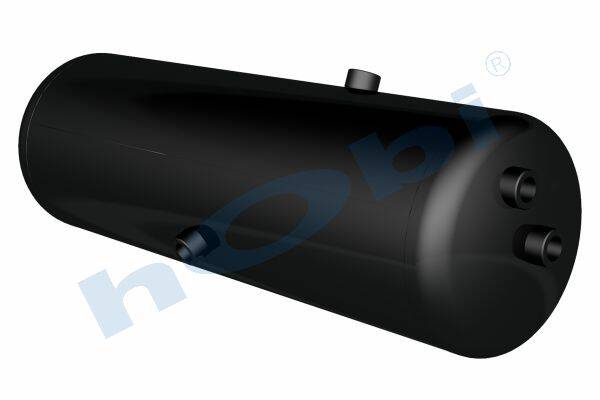 8670 Hava Tankı, Çelik, Ø206 L:655 Lt:20 Siyah (RAL9005) GövMnş:2 KapMnş:2 - Görsel 1