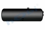 Hava Tankı, Çelik, Ø206 L:655 Lt:20 Siyah (RAL9005) GövMnş:2 KapMnş:2 - Görsel 3