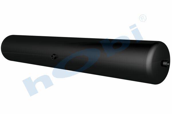 8683 Hava Tankı, Çelik, Ø206 L:1325 Lt:40 Siyah (RAL9005) GövMnş:1 KapMnş:3 - Görsel 1