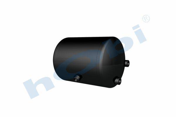 8738 Hava Tankı, Çelik, Ø246 L:362 Lt:15 Siyah (RAL9005) GövMnş:1 KapMnş:3 - Görsel 1