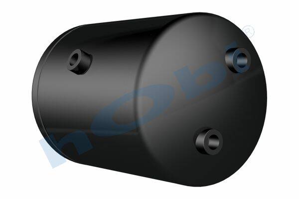 8747 Hava Tankı, Çelik, Ø246 L:362 Lt:16 Siyah (RAL9005) GövMnş:1 KapMnş:3 - Görsel 1