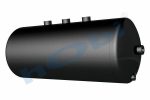Hava Tankı, Çelik, Ø246 L:606 Lt:26 Siyah (RAL9005) GövMnş:3 KapMnş:4