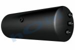 Hava Tankı, Çelik, Ø246 L:697,5 Lt:30 Siyah (RAL9005) GövMnş:1 KapMnş:3