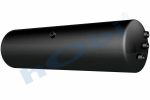 Hava Tankı, Çelik, Ø246 L:915,5 Lt:40 Siyah (RAL9005) GövMnş:1 KapMnş:3