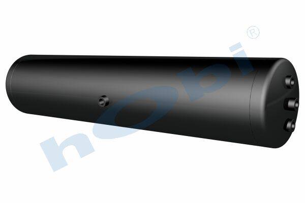 8899 Hava Tankı, Çelik, Ø246 L:1133 Lt:50 Siyah (RAL9005) GövMnş:1 KapMnş:3 - Görsel 1