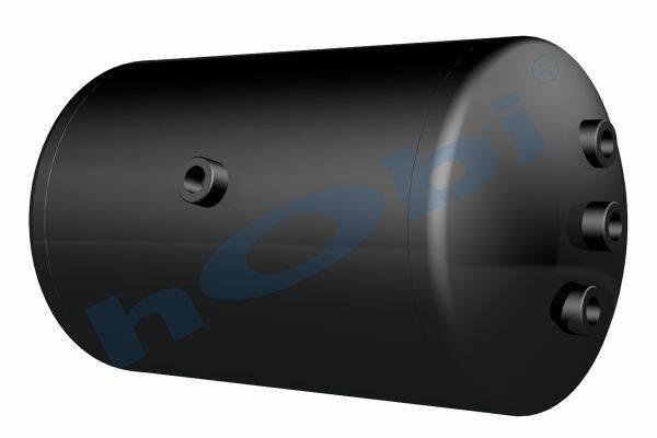8968 Hava Tankı, Çelik, Ø276 L:478 Lt:25 Siyah (RAL9005) GövMnş:1 KapMnş:3 - Görsel 1