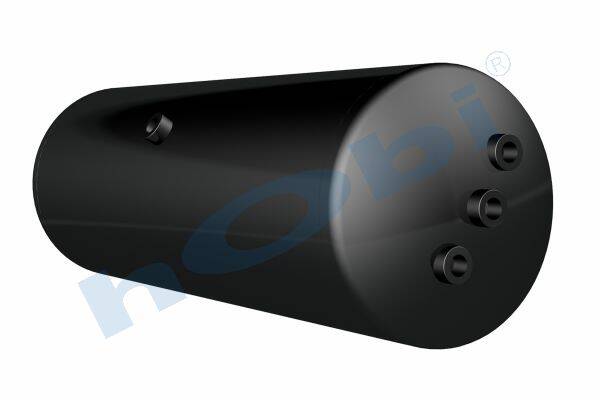 9057 Hava Tankı, Çelik, Ø276 L:827 Lt:45 Siyah (RAL9005) GövMnş:1 KapMnş:3 - Görsel 1