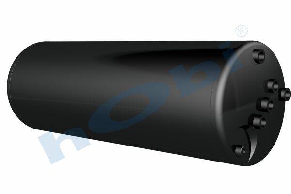 9072 Hava Tankı, Çelik, Ø285 L:830,5 Lt:50 Siyah (RAL9005) KapMnş:6 - Görsel 1