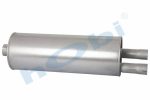 Susturucu, E3, Freightliner Ø250 L:730 IN:Ø76,2 OUT:Ø63,5 Tip:Z, Alusi,