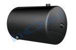 Hava Tankı, Çelik, Ø300 L:480 Lt:30 Siyah (RAL9005) GövMnş:2 KapMnş:2