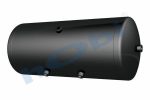Hava Tankı, Çelik, Ø300 L:706 Lt:45 Siyah (RAL9005) GövMnş:3 KapMnş:2