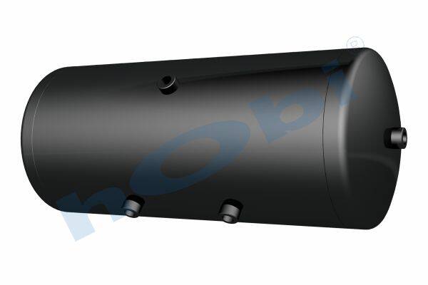 9122 Hava Tankı, Çelik, Ø300 L:706 Lt:45 Siyah (RAL9005) GövMnş:3 KapMnş:2 - Görsel 1