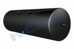 Hava Tankı, Çelik, Ø300 L:916 Lt:60 Siyah (RAL9005) GövMnş:3 KapMnş:2