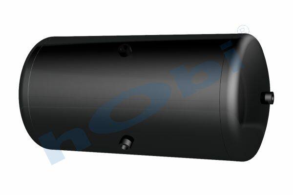 9202 Hava Tankı, Çelik, Ø350 L:720 Lt:60 Siyah (RAL9005) GövMnş:2 KapMnş:2 - Görsel 1