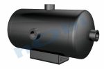 Hava Tankı, Çelik, Gövde Braketli, Ø154 L:307 Lt:5 Siyah (RAL9005) GövMnş:2