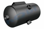 Hava Tankı, Çelik, Gövde Braketli, Ø154 L:78 Lt:5 Siyah (RAL9005) GövMnş:2