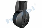 Hava Tankı, Çelik, Kapak Braketli, Ø154 L:86 Lt:1 Siyah (RAL9005) KapMnş:2