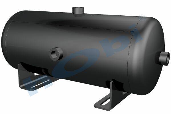 9278 Hava Tankı, Çelik, Gövde Braketli, Ø206 L:502 Lt:15 Siyah (RAL9005) GövMnş:2 - Görsel 1