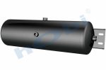 Hava Tankı, Çelik, Kapak Braketli, Ø206 L:673 Lt:20 Siyah (RAL9005) GövMnş:2