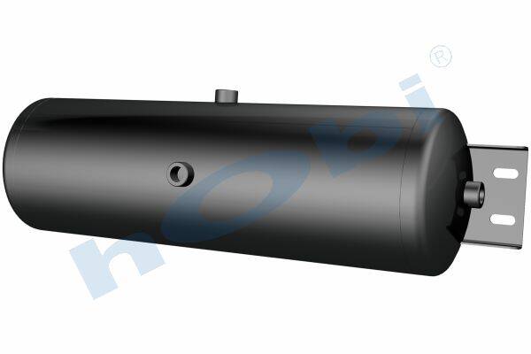 9281 Hava Tankı, Çelik, Kapak Braketli, Ø206 L:673 Lt:20 Siyah (RAL9005) GövMnş:2 - Görsel 1