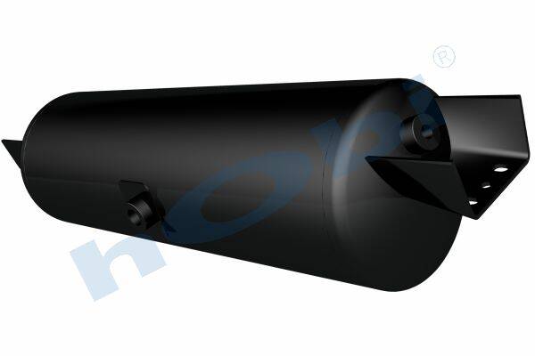 9284 Hava Tankı, Çelik, Kapak Braketli, Ø206 L:683,5 Lt:25 Siyah (RAL9005) GövMnş:2 - Görsel 1