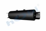 Hava Tankı, Çelik, Kapak Braketli, Ø206 L:684 Lt:25 Siyah (RAL9005) GövMnş:3 - Görsel 2