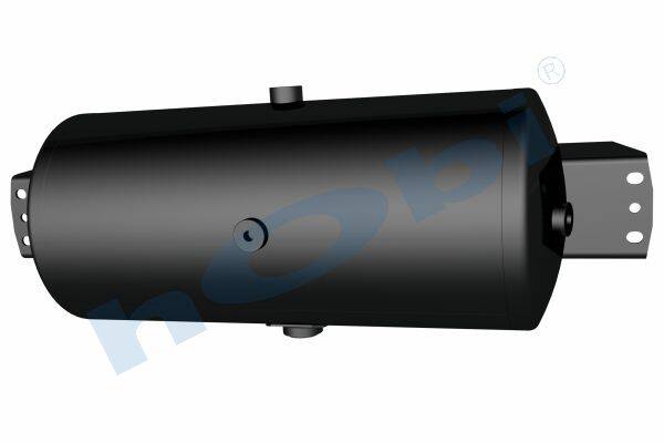9299 Hava Tankı, Çelik, Kapak Braketli, Ø246 L:572 Lt:24 Siyah (RAL9005) GövMnş:3 - Görsel 1
